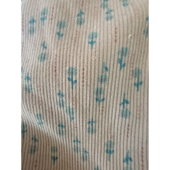 Vintage Girls Buster Brown Romper Overalls Pink/White Floral Outfit 18 Months - Picture 3 of 6